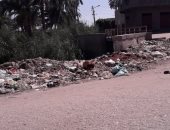 قارئ يشكو من انتشار القمامة والأوبئة بمدخل قرية سكره بأسيوط