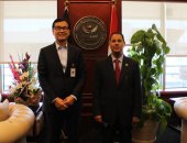 رئيس الرقابة المالية يبحث مع ممثل الأونكتاد إنشاء مركز إقليمى للتنمية المستدامة