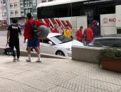 وصول شباب اليد إلى ملعب لقاء النرويج فى مونديال أسبانيا