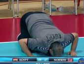 شاهد رد فعل المدير الفني لمنتخب اليد بعد إنجاز كأس العالم للشباب