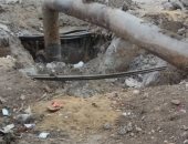 حفرة عميقة بشارع المرور فى فيصل تهدد حياة المارة.. ومطالب بردمها