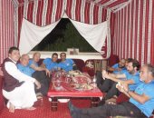 شاهد.. لاسارتى يغنى لـ على معلول على أنغام المزمار احتفالا بالدورى