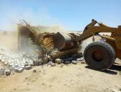 صور.. إزالة 309 حالة تعدى فى الموجة الـ 13 لإسترداد حق الشعب بسوهاج