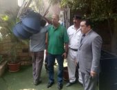 رئيس حى المعادى يقود حملة لإزالة الإشغالات والمبانى المخالفة