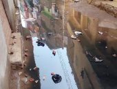 مياه الصرف الصحى تغرق منطقة أولاد بانا بمركز المنزلة محافظة الدقهلية