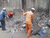 صور.. مجلس مدينة كفر الزيات يشن حملات نظافة بالشوارع