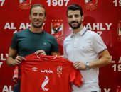 فيديو..وصول محمود متولى إلى النادى الأهلى بالجزيرة