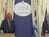 وزير الخارجية يشيد بالعلاقات مع اليونان: هناك تراث بشرى مشترك بين البلدين