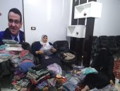 صور.. "الحرية المصرى" بدأ تنفيذ خطته فى توفير كسوة العيد للفقراء بالمنوفية