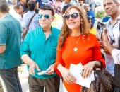 صور.. نادية مصطفى تصل مقر انتخابات الموسيقيين وتدعو لانتخابات نزيهة