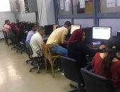 إقبال كبير على معامل التنسيق بجامعة طنطا فى أول أيام المرحلة الثانية للتنسيق