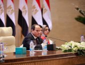 صور.. الرئيس السيسى يشهد جلسة نموذج محاكاة الدولة المصرية بالمؤتمر الوطنى للشباب