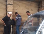 إزالة اشغالات الطريق وغلق محلات بدون ترخيص شرق الإسكندرية