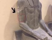 القصة الكاملة لتمثال سنوسرت من التشوية لـ المعالجة بمتحف التحرير.. صور