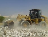 إزالة 55 حالة تعدى واسترداد 1000 متر مبانى و2175 فدان زراعة بقوصية أسيوط