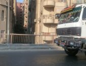 رغم الحظر.. قارئ يشارك صورة سيارة نقل ثقيل عند وصلة المريوطية