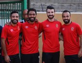 صور.. أفشة ومتولى فى أول مران بالأهلى استعداداً لمواجهتى"اطلع برة" 