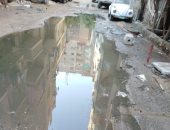 مياه الصرف الصحى تغرق شوارع المريوطية بالهرم