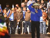 حملة رئيس بوليفيا لحشد مؤيديه قبل الانتخابات الرئاسية فى سانتا كروز