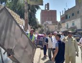 إزالة 547 حالة إشغال ثابت ومتحرك بشوارع الدلنجات بالبحيرة 