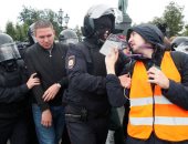 الشرطة الروسية تعتقل مئات المحتجين المطالبين بإجراء انتخابات حرة فى موسكو