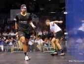 مصطفى عسل يسجل اسمه فى سجل أبطال لعبة الاسكواش 