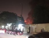 حريق بمخزن شركة فوم بمدينة العاشر من رمضان