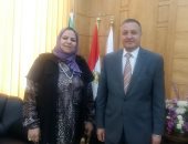 رئيس جامعة بنها يصدر قرار بتعيين سامية عبدالحميد أمينا عاما للجامعة