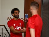 محمد صلاح يرحب بحارس ليفربول الجديد