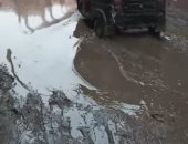 مياه الصرف تحاصر أهالى قرية شنشور بالمنوفية