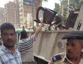 صور.. تحرير 370 محضر إشغال طريق فى حملة لشرطة المرافق بطنطا