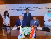 النقل تعلن توقيع عقود توريد وصيانة عدد 6 قطارات جديدة مكيفة للخط الثاني للمترو