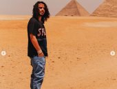 بالفيديو و الصور..مغنى الراب العالمى" راس" في جولة سياحية بمصر 