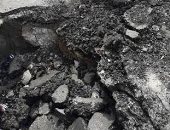 هبوط أرضى يتسبب فى 4 حفر وسط الإسكندرية