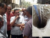 صور.. هوس التنقيب عن الآثار يتسبب فى كارثة وسط الإسكندرية.. حفرة بعمق 25 متر تتسبب فى هبوط أرضى و تهدد العقارات المجاورة.. لجنة من كلية الهندسة تعاين العقارات و الهبوط الأرضى