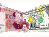 اليوان الصينى يضرب الدولار.. كاريكاتير USA Today عن الحرب التجارية