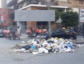 شكوى من تراكم القمامة فى شارع مصطفى النحاس بمدينة نصر