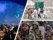 صور.. العالم هذا المساء.. حجاج بيت الله الحرام يتوافدون إلى مشعر منى لقضاء يوم التروية.. مظاهرات فى باكستان للتضامن مع كشمير ضد قرار الهند إلغاء الحكم الذاتى.. تواصل الاحتجاج فى هونج كونج احتجاجا على قانون