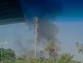 فيديو يظهر وجود حريق ودخان فى محيط الحديقة الدولية