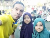 صور.. احتفالات المصريين فى شبرا بعيد الأضحى.. وقارئ: ليها طعم تانى