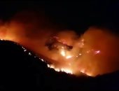 إجلاء 1000 شخص بسبب حريق هائل بإحدى غابات جزر الكنارى فى إسبانيا