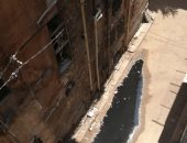 مياه المجارى تحاصر شارع كفافيس بالإسكندرية ..صور
