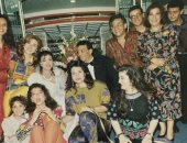 صورة عمرها أكثر 20 عاماً.. أحمد السقا ورامز جلال فى فرح نشوى مصطفى