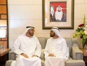 شاهد.. محمد بن راشد يلتقى ولى عهد أبوظبى لبحث القضايا الوطنية