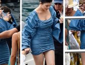 صور.. فستان كيلي جينر المثير للجدل في بورتوفينو سعره 144 جنيها إسترلينيًا