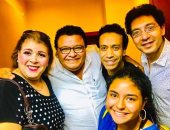 خالد جلال يشهد العرض المسرحى "المتفائل" على المسرح القومى