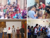 صور.."مبادرة التعايش السلمى" لدعم المحبة بين أطفال المسلمين والأقباط بالأقصر.. شاب قبطى يطلق المبادرة برفقة متطوعين.. تنظيم سلسلة من الفعاليات المختلفة للتقريب بين أبناء الديانتين من الصغر 