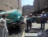 رئيس مدينة المحلة يتفقد سوق الششتاوى ومصنع تدوير القمامة ويوجه برفع الإشغالات