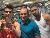 شاهد.. أوناجم يعود للقاهرة ويخوض مرانا فى الجيم استعدادا لتدريب الزمالك