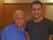 صورة .. حسن حمدي يحضر مواجهة الأهلي وبيراميدز